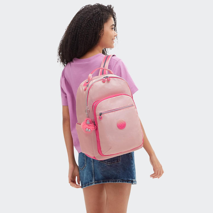 Kipling Seoul - Mochila para laptop de 15 pulgadas para mujer, dura...