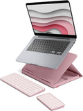 Logitech Casa Pop Up Desk Laptop Stand, teclado & Touchpad - Pink