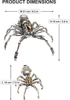 Rompecabezas de metal 3D para adultos, kit de modelo de araña de