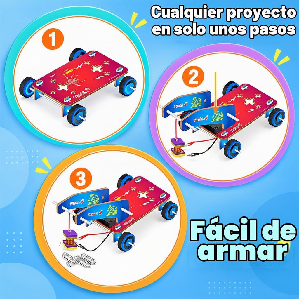 Butterfly EduFields 30in1 STEM Science Projects Kit para Kids Ages 8-10-12