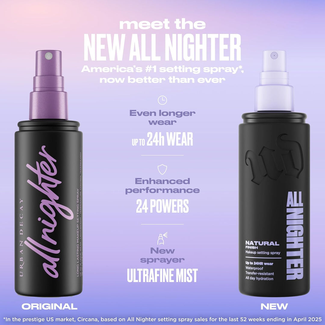 Urban Decay All Nighter - Spray fijador de maquillaje impermeable,...