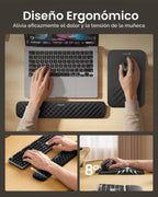 ProtoArc KMP50 - Alfombrilla ergonómica para mouse con reposamuñecas