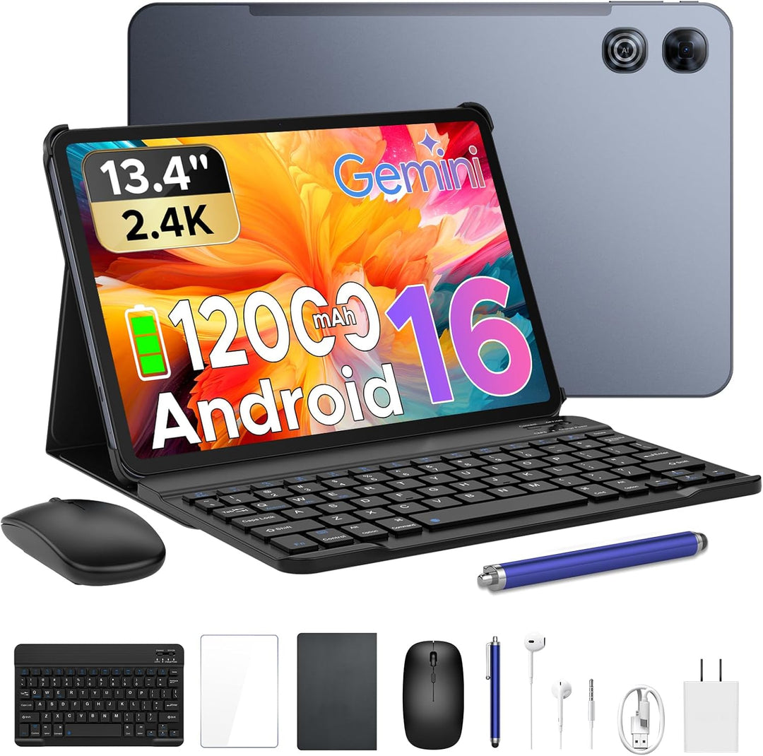 POPUX Tablet Android P13, tableta Android 16 de 13.4 pulgadas 2.4K...