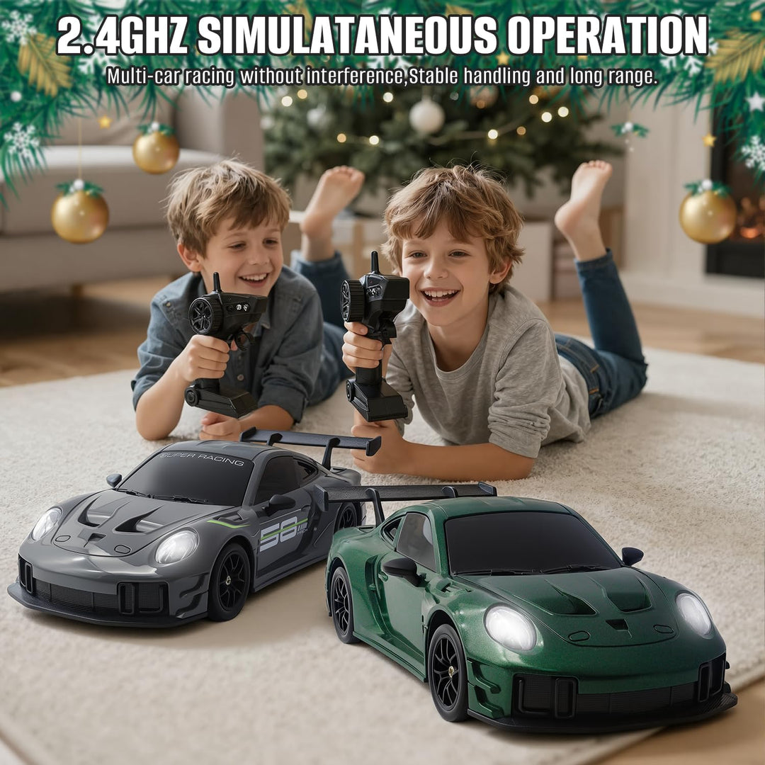 Aka Supaku Coche de deriva a control remoto, 1:24 4WD, vehículo con...