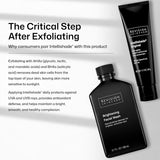 Revision Skincare Brightening Facial Wash, limpiador facial exfolia...