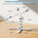 OMOTON LA10 360° giratorio portátil soporte elevador plegable para...
