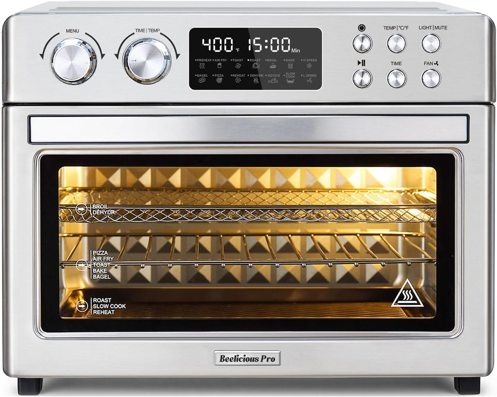 Combo de horno tostador y freidora de aire de 28 cuartos de galón