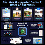 Tablet de 13 pulgadas con teclado, tableta Android 16 con Gemini AI...