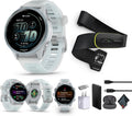 Garmin Forerunner 570 Reloj inteligente para correr 1.654 in (azul nube) Paquete M-XL