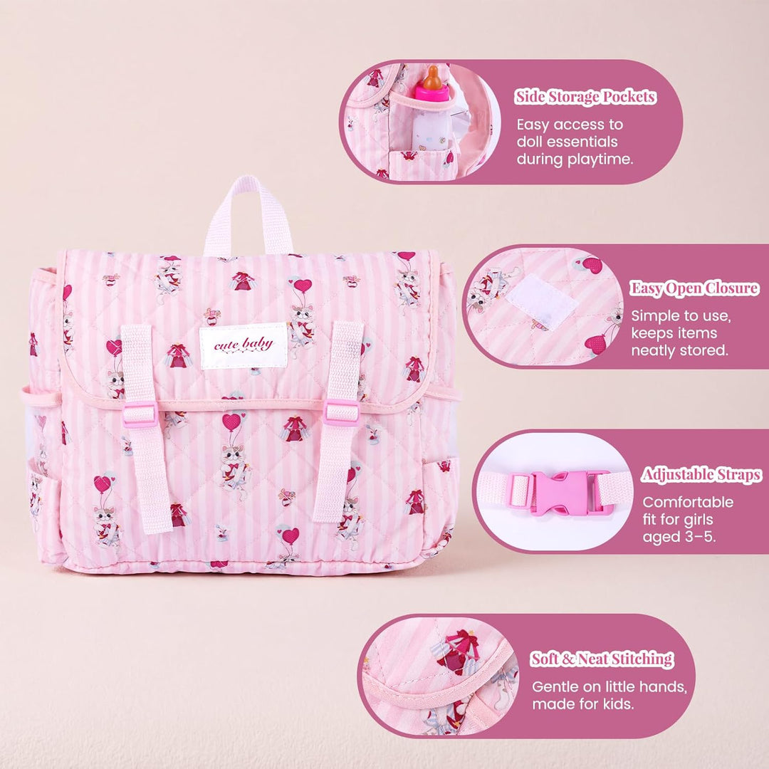 BABESIDE Juego de 14 accesorios para muñecas de bebé de 12 a 15 pul...