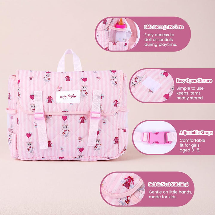 BABESIDE Juego de 14 accesorios para muñecas de bebé de 12 a 15 pul...