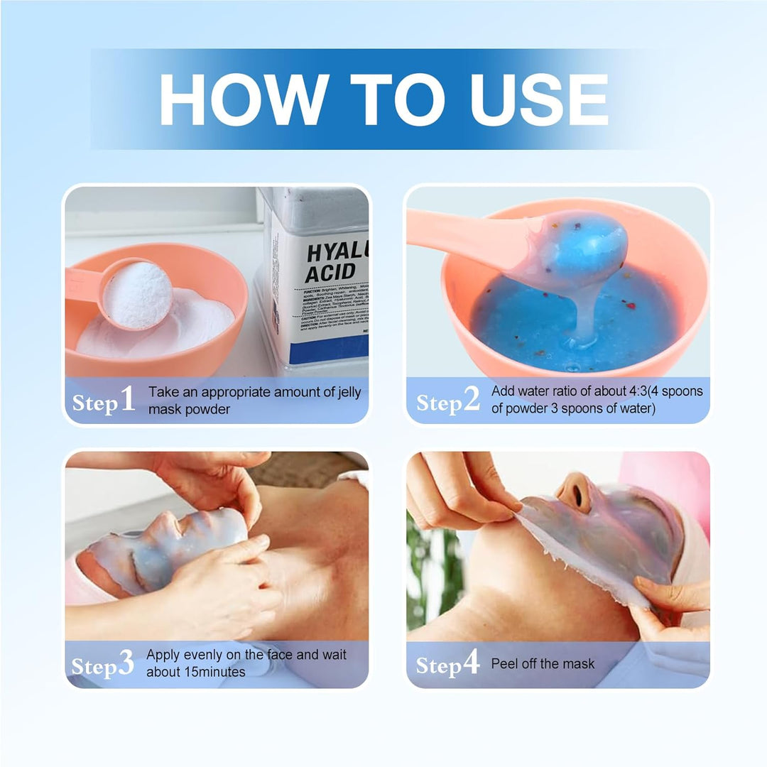 Angeland Mascarilla de gelatina para tratamientos faciales profesio...