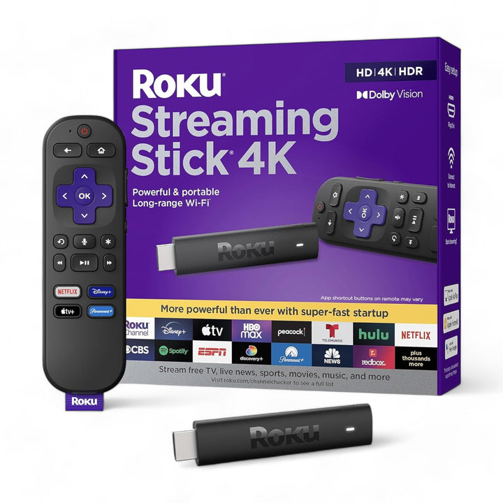 Roku Streaming Stick 4k Última Versión Smart Tv Mandos Voz