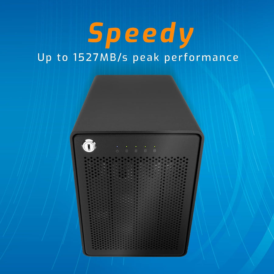 OWC ThunderBay 4 0TB Caja de almacenamiento RAID de Thunderbolt 40G...