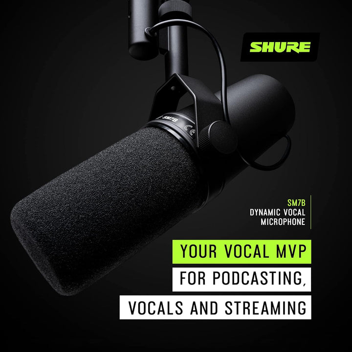 Shure SM7B Micrófono dinámico vocal \u2013 Micrófono de estudio XLR...