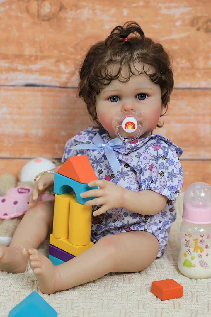SCOM Muñecas Reborn Reallife para Niñas con Accesorios - Muñeca de...