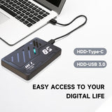 Tianken Ultra Slim - Disco duro externo portátil HDD con USB 3.0 de...