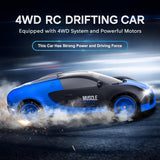 Auto de control remoto RC Drift Car 2.4GHz escala 1:24 4WD 15KM\/H...