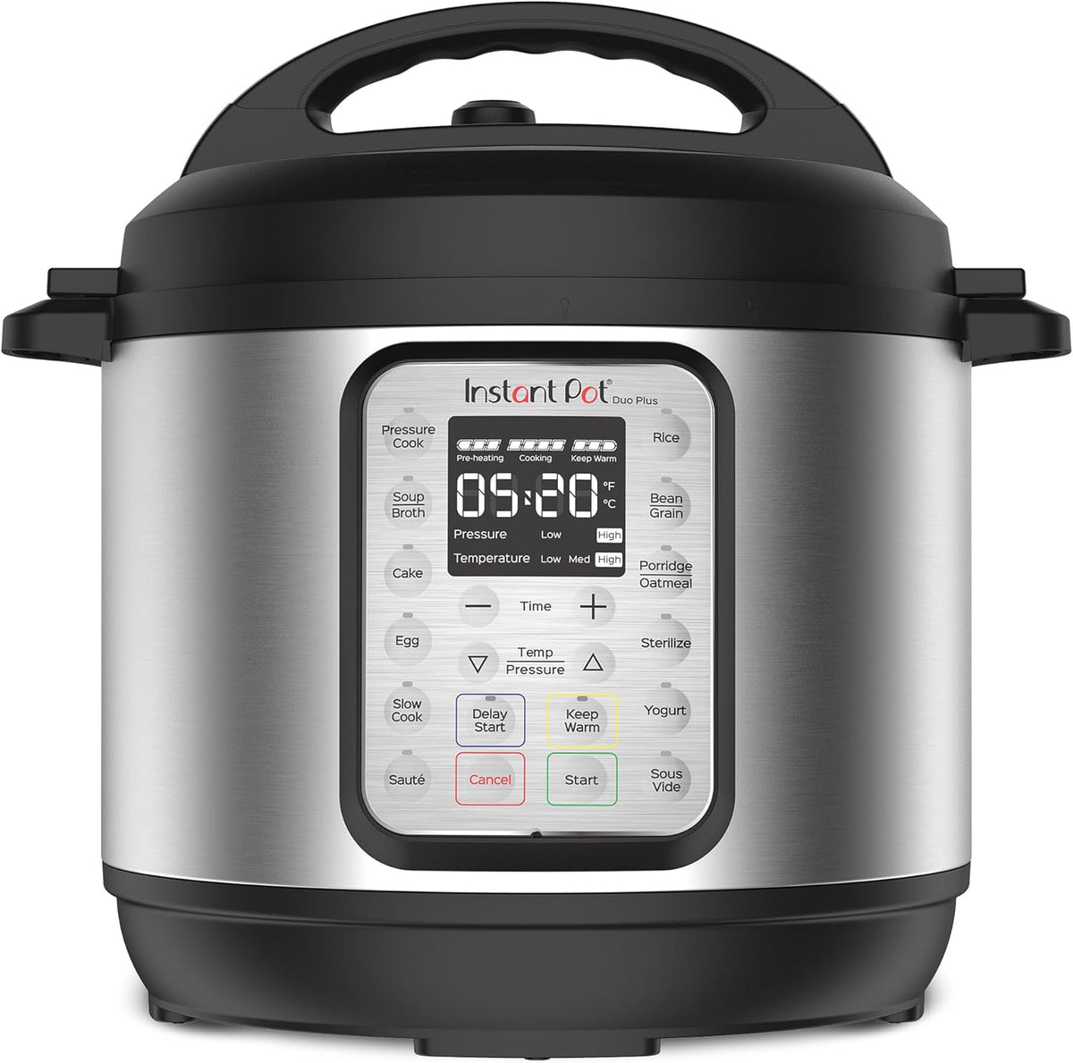 Instant Pot Duo Plus 6 Qt 9 in 1 Olla de presión multiuso programable, olla de cocción lenta, arrocera, yogurtera, vaporera, para hervir huevos, sofreír, calentar y esterilizar