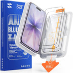 SMARTDEVIL Paquete de 3 protectores de pantalla de vidrio templado para