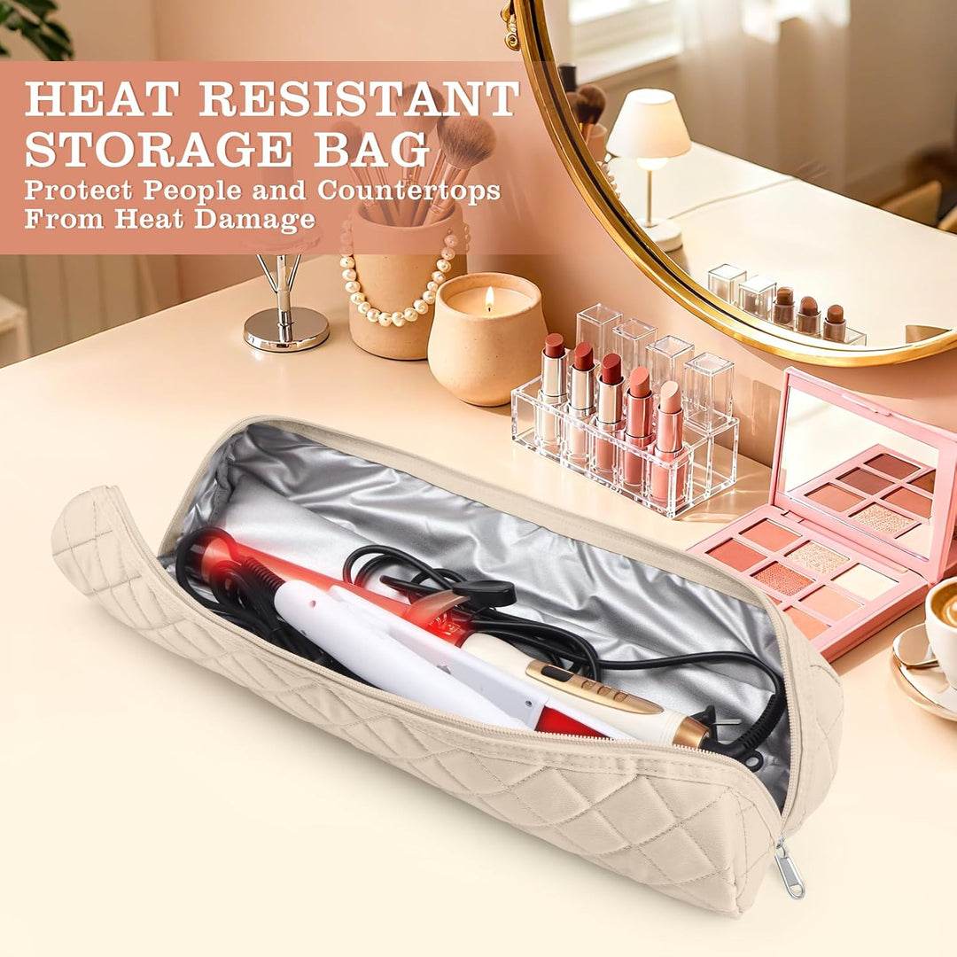 Suafrnut Bolsa Organizadora Grande para Herramientas de Cabello Cal...