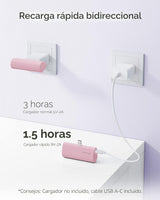 Charmast Cargador Portátil USB C para iPhone 17\/16\/15, Paquete de...