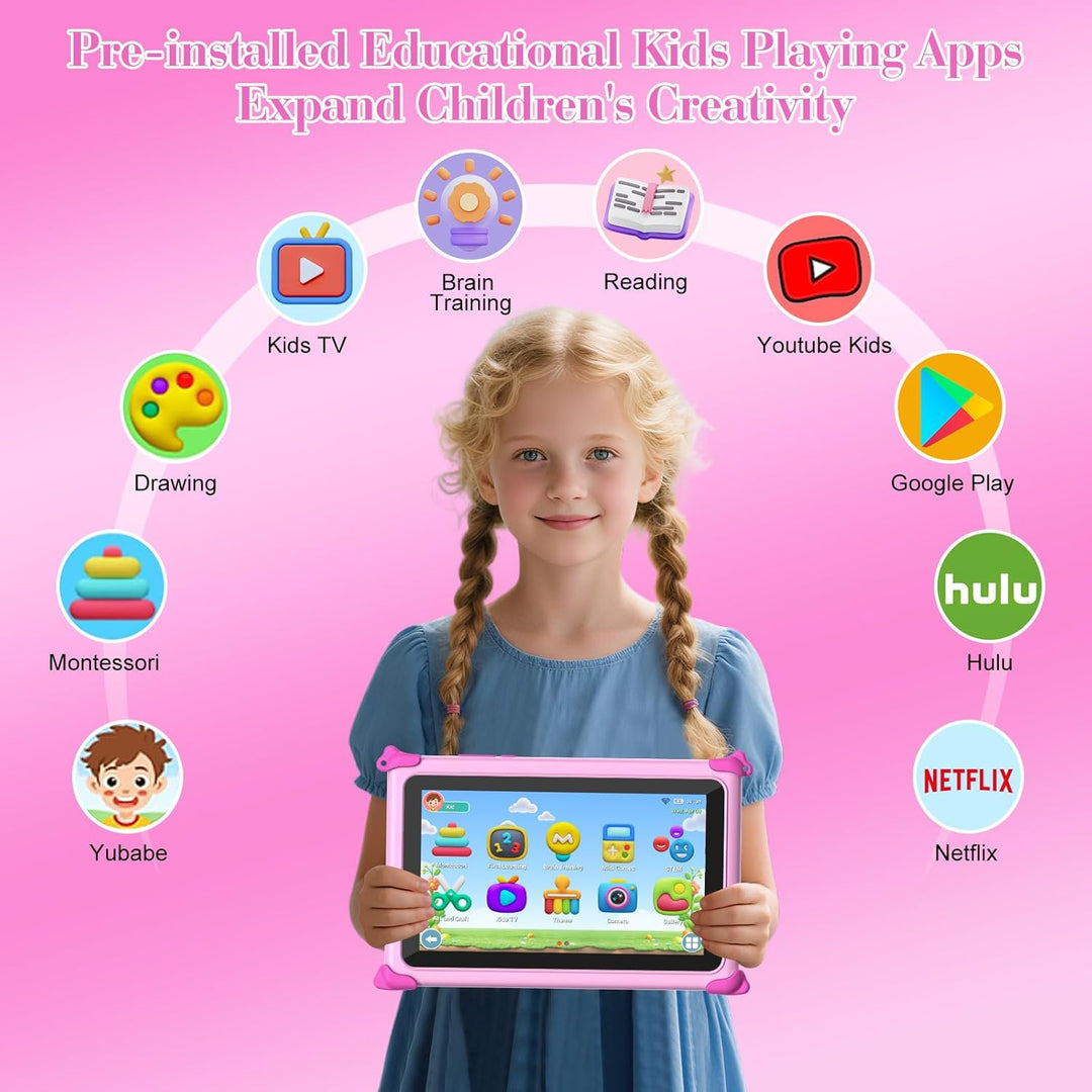 Tableta para Niños de 7 Pulgadas, Tabletas para Niños de 3-7 Años,...