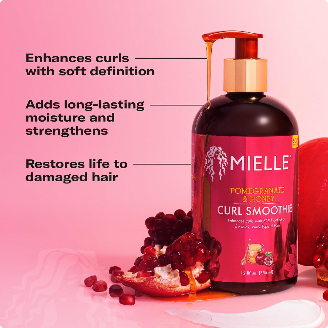 Mielle Organics Batido de Granada y Miel para Mejorar los Rizos - C...