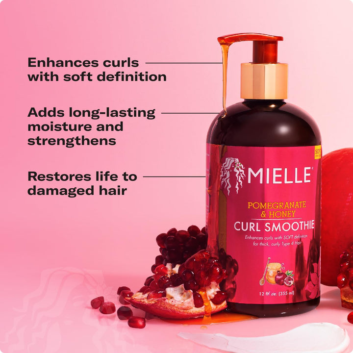 Mielle Organics Batido de Granada y Miel para Mejorar los Rizos - C...