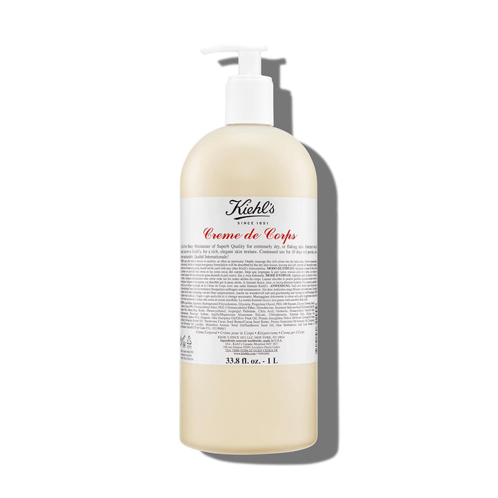 Kiehl's Creme de Corps, loción corporal rica y deliciosa, con m...