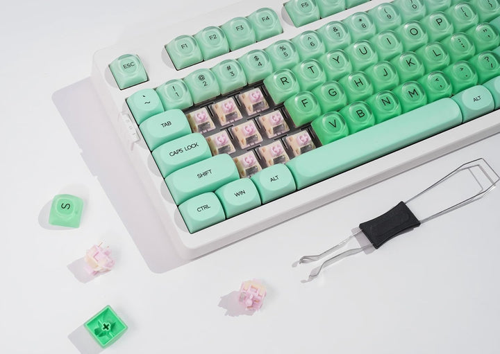 ZORNHER ZH980 Foundation Mechanical Keyboard,95% Green Creamy Keybo...