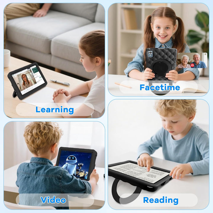 DMOAO Tableta para niños de 10,1 pulgadas Android 15-30 GB RAM+64 G...