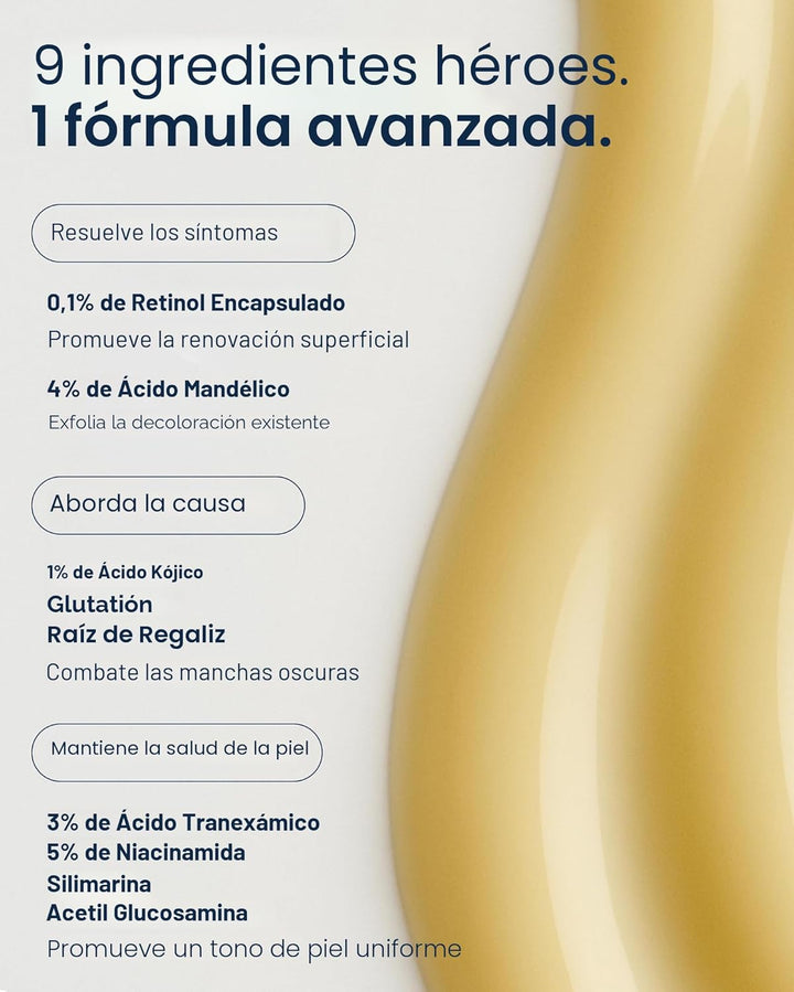 Remedio para las manchas oscuras | Tratamiento nocturno avanzado co...