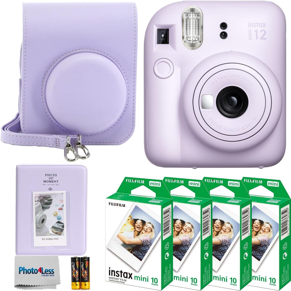 Fujifilm Cámara Instax Mini 12 de película instantánea Lila Púrpura...