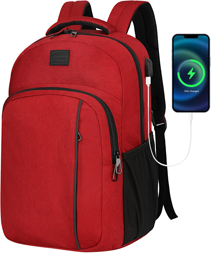 LARIPOP Mochila para laptop de viaje, de 15.6 pulgadas, mochila par...
