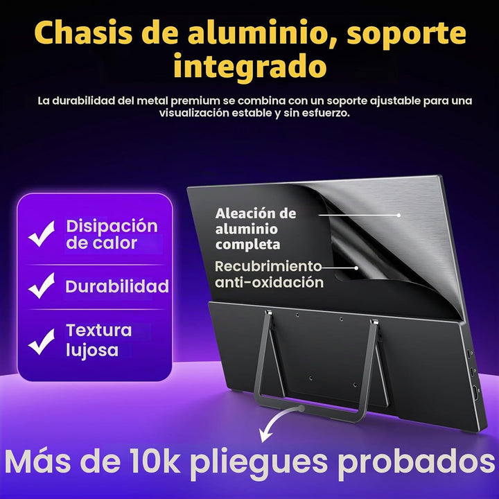 cocopar Monitor portátil de 18.5 pulgadas 2K QHD 120Hz 120% sRGB Mo...