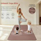 Tapete de Yoga Plegable 74"x47.2"x 0.4" – Tapete de Yoga Grande