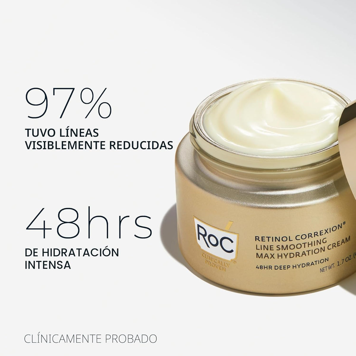 RoC Retinol Correxion Max Hidratación diaria hidratante facial anti...
