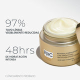 RoC Retinol Correxion Max Hidratación diaria hidratante facial anti...