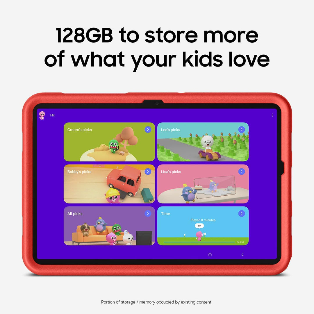 Samsung Galaxy Tab A11+ Kids Edition, tableta Android de 128 GB, pa...