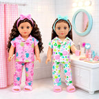 ZITA ELEMENT Ropa de muñeca de niña de 18 pulgadas, accesorios de fiesta de