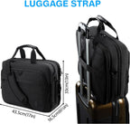 BAGSMART 17,3 pulgadas portátil bolsa expandible para computadora maletín