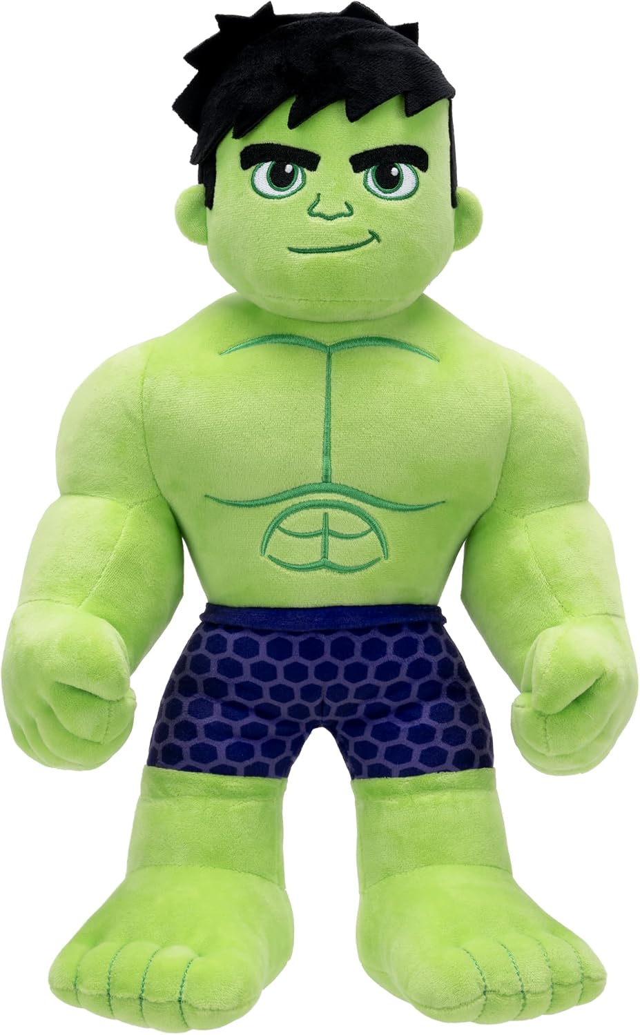 Marvel Spidey and His Amazing Friends My Friend Hulk Peluche con Características, 16 pulgadas - Hulk