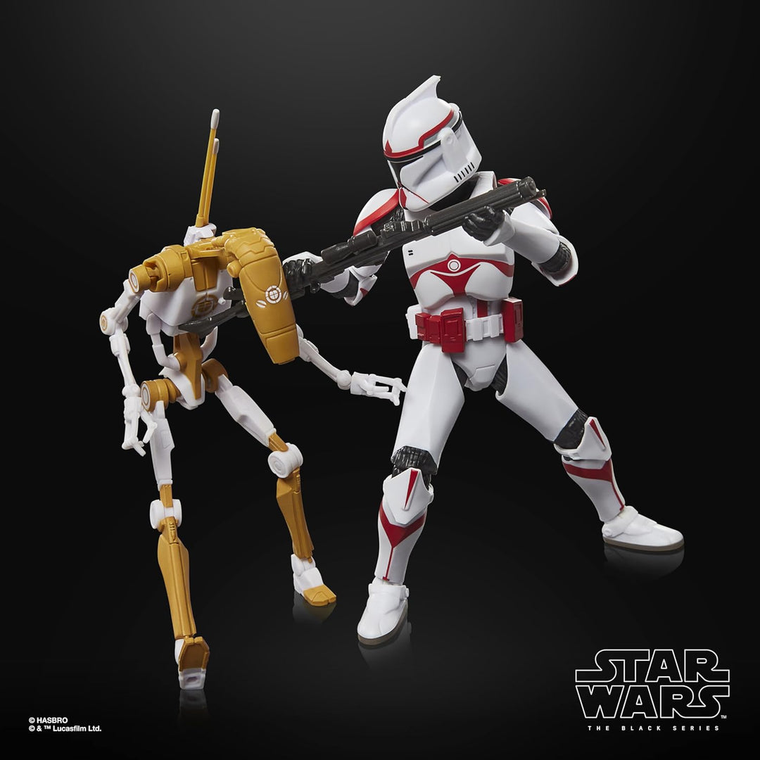 STAR WARS The Black Series Phase I Assault Trooper & Battle Droid O...