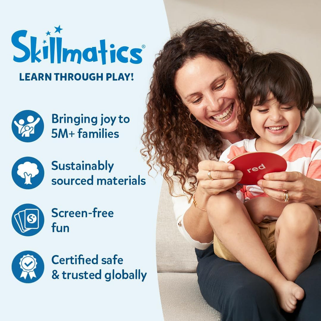 Skillmatics - Juego de tarjetas de animales (15 unidades)