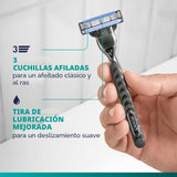 Gillette Mach3 - Cuchillas de afeitar para hombres, repuestos de 3...