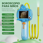 Cámara de boroscopio para niños con luz - Juguete educativo de ciencia STEM para niños de 4, 5, 6, 7, 8, 9, 10 años, niños y niñas, regalo de cumpleaños, cámara de serpiente para