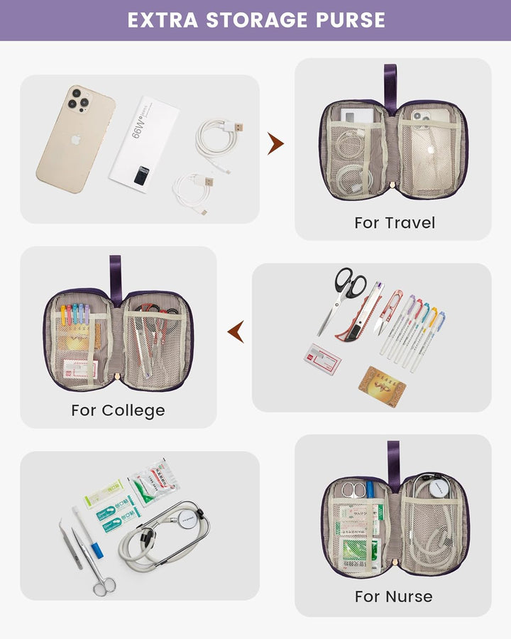 LOVEVOOK Mochila para laptop para mujer, mochila de trabajo convert...