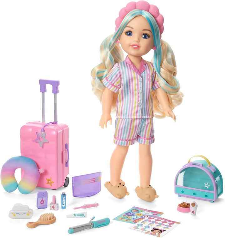 American Girl, AG Sisters Conjunto de Pijamada de Autocuidado, Jueg...