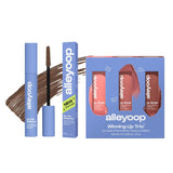 Alleyoop Everyday Lip &amp; Lash Set \u2013 Lip Goals Trio Hydratin...